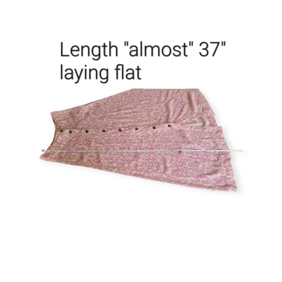 Ganni Boho Romantic Gorgeous 100% Viscose Floral Crepe Midi Skirt size 4 EUC - Picture 16 of 16